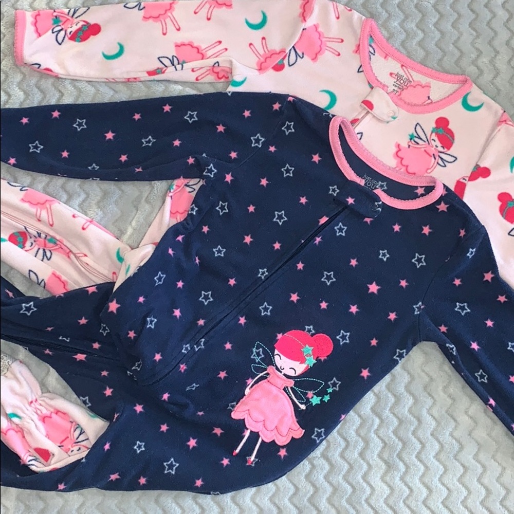 Carter’s just one you Set of Two 3T Footie Pajamas